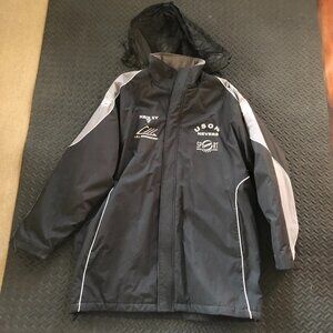 FORCE XV USON NEVERS RUGBY CLUB FLEECE LINED COAT WINDBREAKER RAIN JACKET XXL